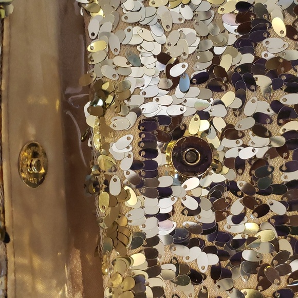 Ladies sequins purse - Picture 2 of 3